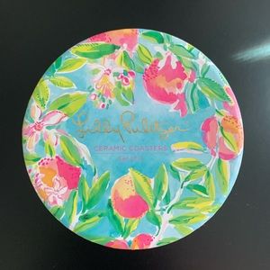 Brand New Lily Pulitzer Ceramic Coasters